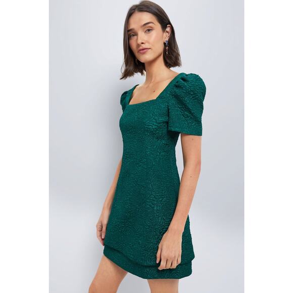 HYACINTH HOUSE Emerald Green Juliana Mini Dress Size M NWT - Picture 5 of 8